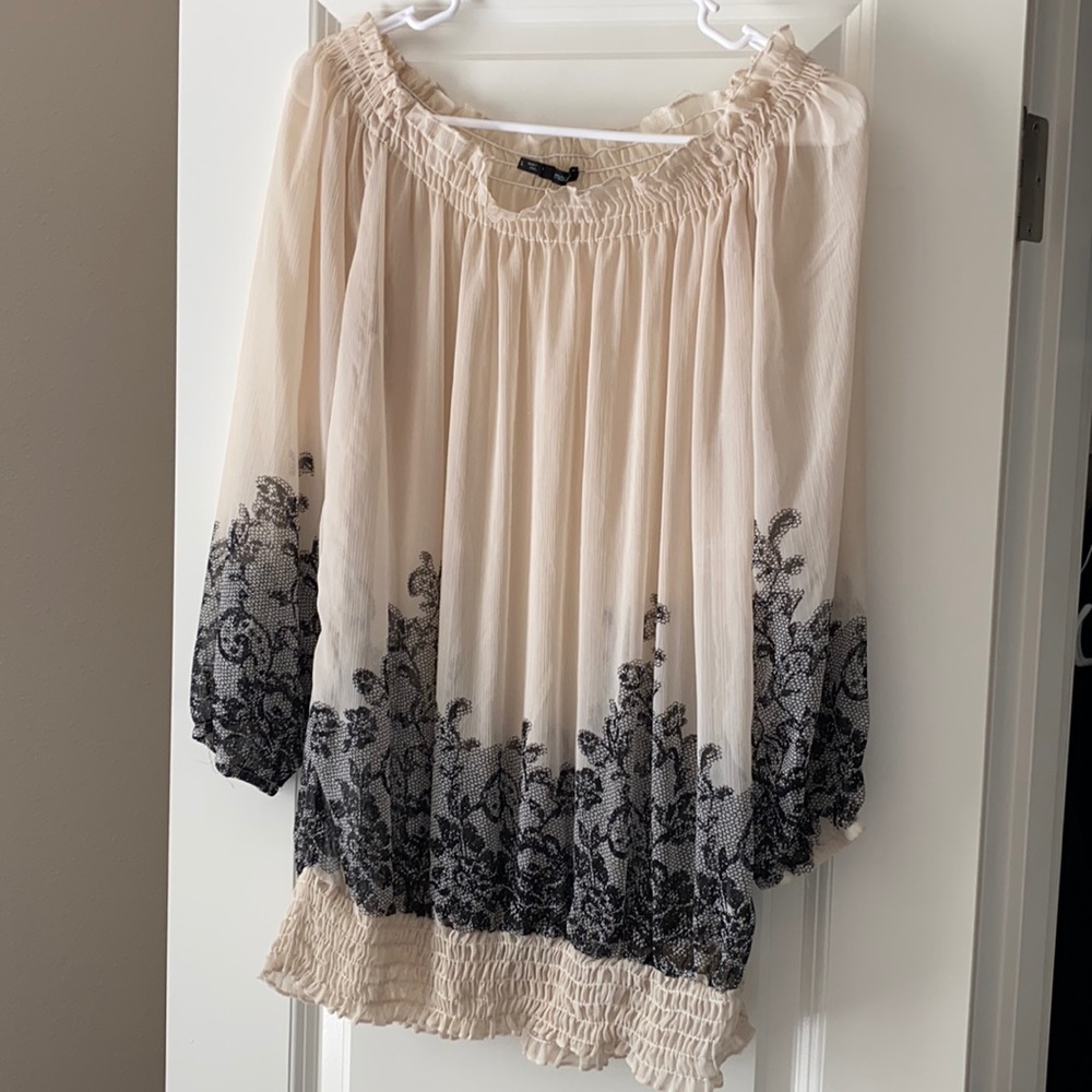 Maurices sheer blouse